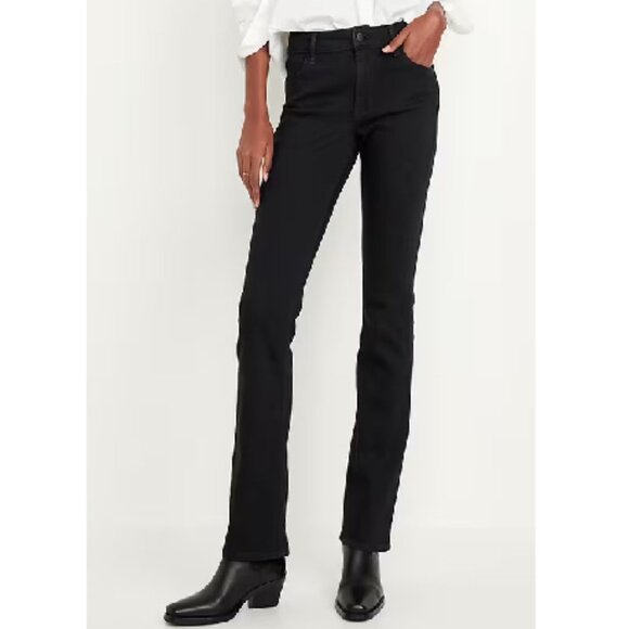 Old Navy Denim - NWOT Old Navy Mid-Rise Wow Bootcut Black Jeans - Size 8